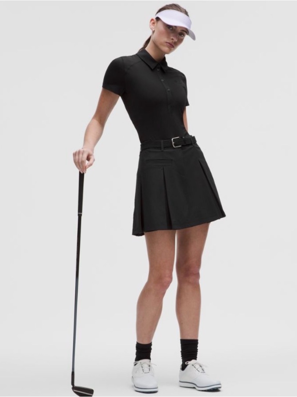 Lululemon Box-Pleat High-Rise Golf Skirt
